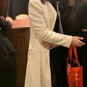 Lanvin Vintage Couture White wool coat